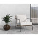 Milan Stinson White Outdoor Armchair